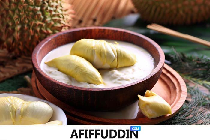resepi santan pulut durian